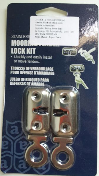 Porta Defensa / Suporte Para Defensas Em Inox Attwood - Par - Cód. RM219