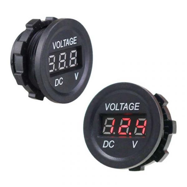 Voltímetro Digital Marinizado De Embutir Painel - Importado - Cód. RM289