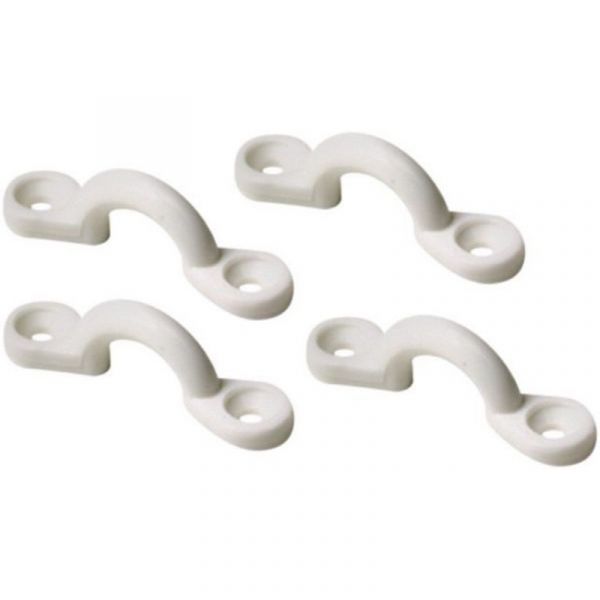 Alça Passa Cabo P/ Convés Nylon Suporte Defensa - Kit Com 4 Branco - Cód. RM291