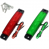 Luzes De Navegação - Bb / Be Slim - 6 Leds 12v e 24v - Cód.RM209